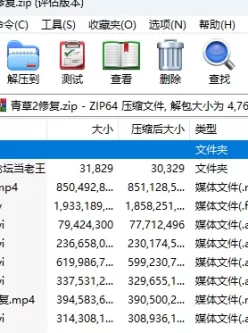 [自行打包] 青草露B 韩国主播 [8V+4.33G][百度盘]